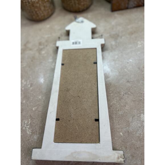 Nautical Bathroom Decor Lighthouse Mirror Anchor Hook Beach House Shore Home - Picture 8 of 13